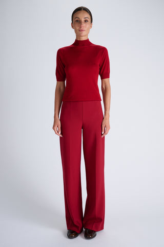 Cerine Top | Deep Red