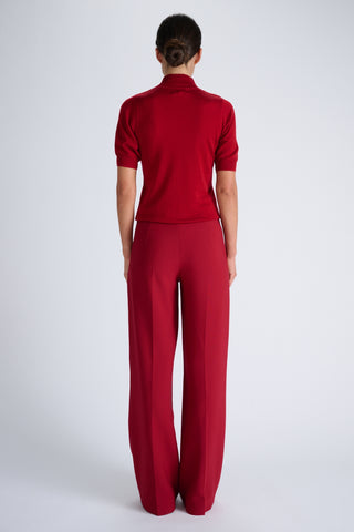 Cerine Top | Deep Red
