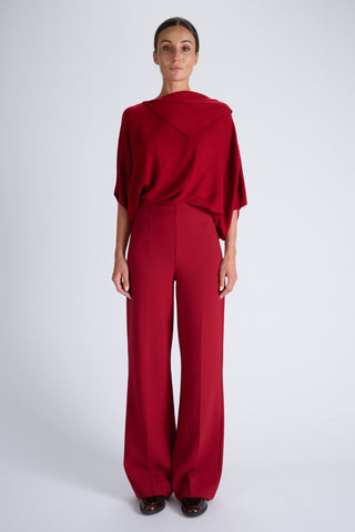 Mia Top | Deep Red