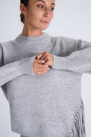 Frill Pullover | Imperial Grey