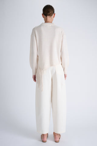Frill Pullover | Winter White