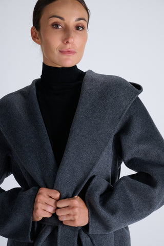Ruffie Coat | Shadow Grey