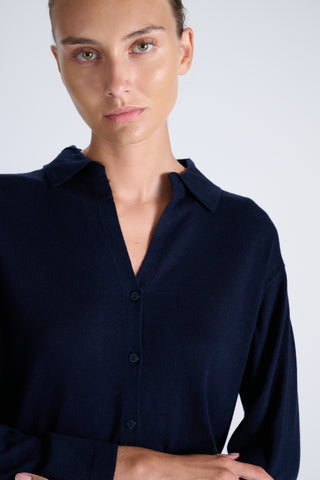 Forbes Top | Dark Navy