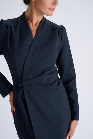 Chris Dress | Indigo Jean Blue
