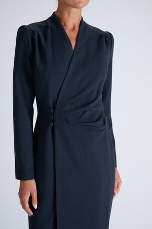Chris Dress | Indigo Jean Blue