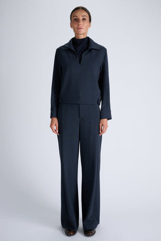 Gryan Blouse | Indigo Jean Blue