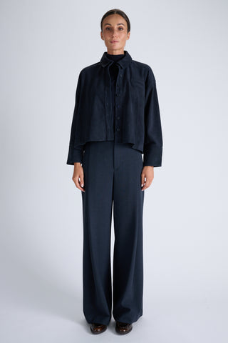 Jade Blouse | Midnight Blue
