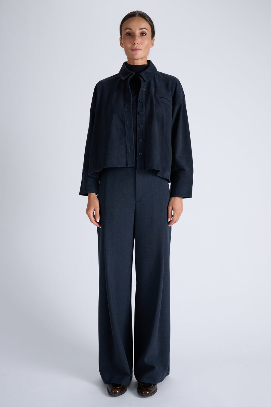 Jade Blouse | Midnight Blue