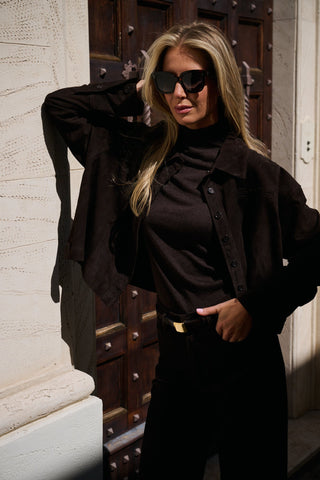 Jade Blouse | Chocolate